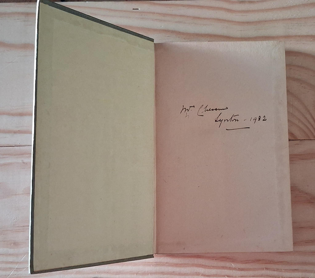 Widecombe Fair by Eden Phillpotts: Art Nouveau Cloth Edition (1932 Inscription)